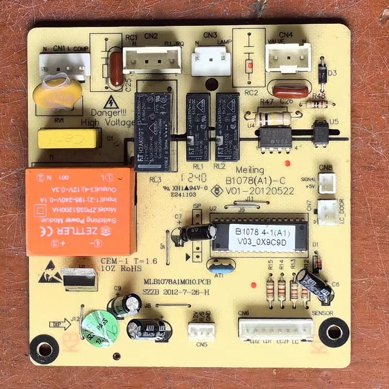 美菱冰箱电脑板BCD-450ZE9N B1078(A1)线路板控制板电源板主板