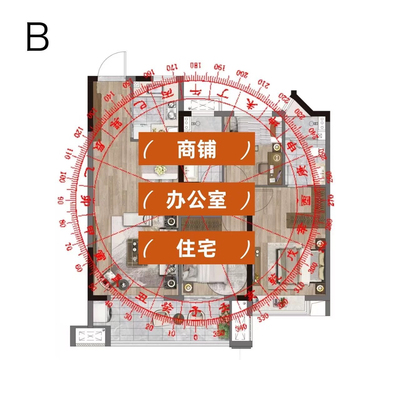 在线户型图分析在线看布局选房买
