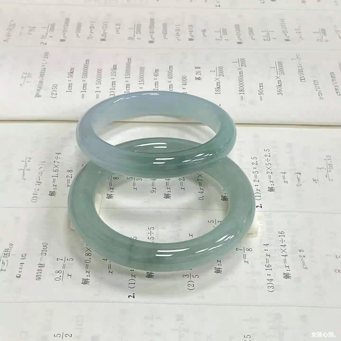 天然缅甸翡翠手镯冰种高冰飘花油青贵妃圆条翡翠玉手镯子女送礼盒