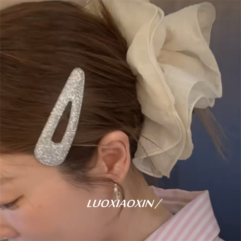 罗小辛/韩国东大门银色BB夹发夹