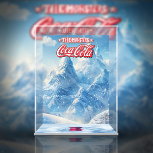 Labubu 可口可乐挂饰 快乐因子 潮玩 手办公仔收纳展示盒