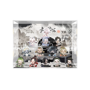 POPMART泡泡玛特 SKULLPANDA 庭前墨梅系列手办古风清雅展示盒