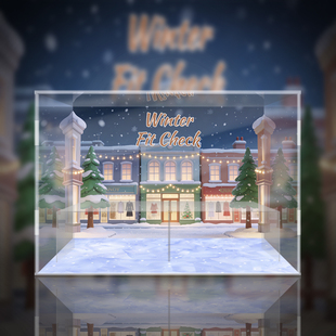 POPMART泡泡玛特 Baby molly 积极入冬 展示盒