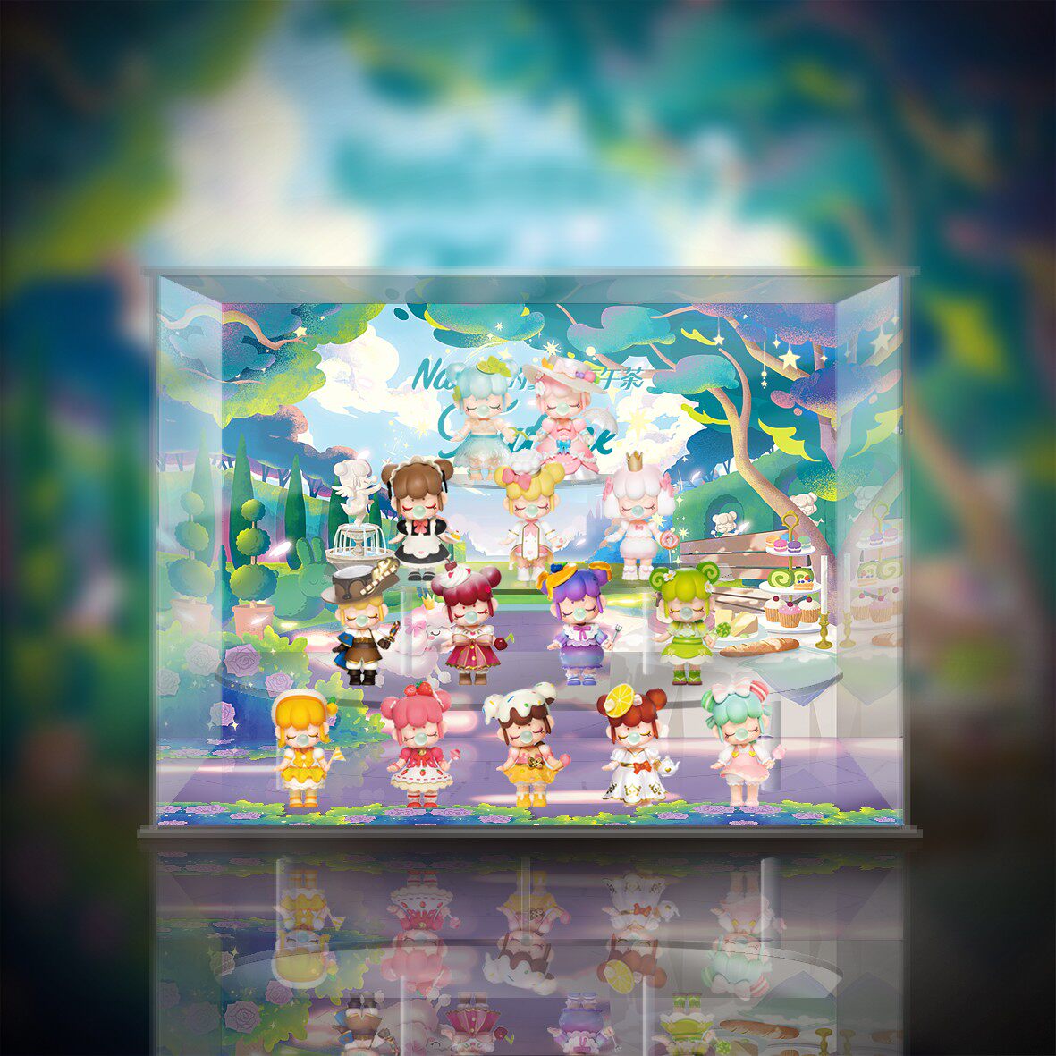 rolife若来nanci囡茜的梦境下午茶潮玩盲盒专用亚克力展示盒