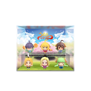 奥迪双钻 狐妖小红娘 泡面压系列潮玩盲盒防尘收纳亚克力展示盒