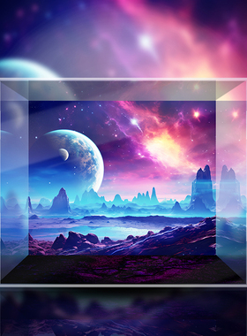 MORSTORM 迪士尼 100年 宇宙战队 太空米奇米妮 潮玩亚克力展示盒