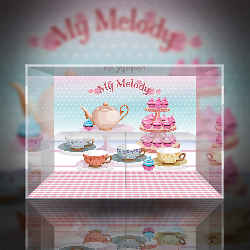 Melody下午茶系列潮玩展示盒