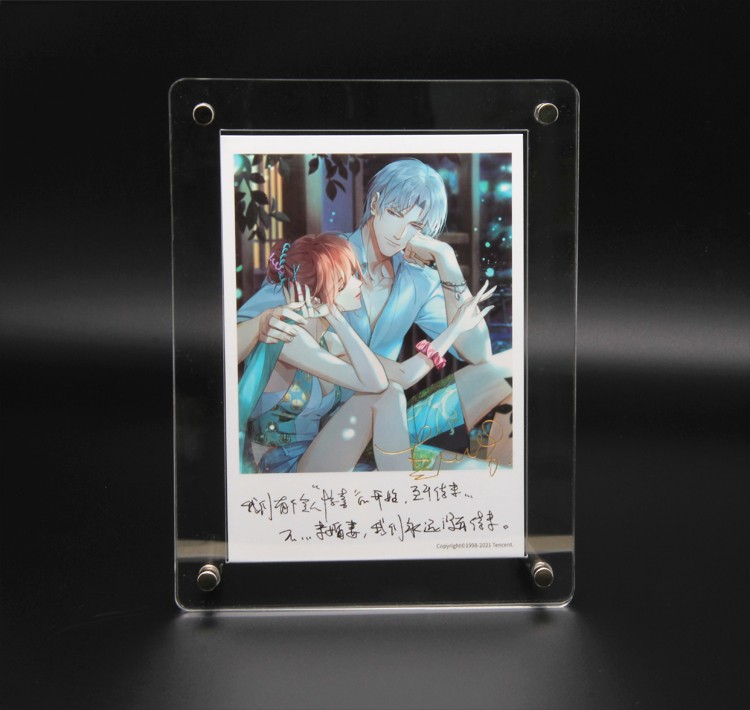 光与夜之恋 查理苏生日礼盒专用 相卡信纸信封相框 徽章支架收纳