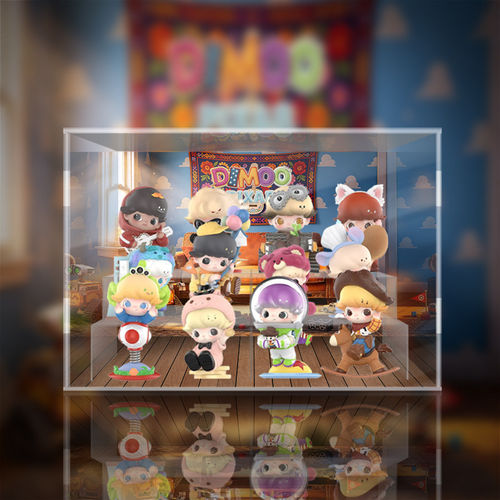 Dimoo x pixar 皮克斯联名 亚克力潮玩展示盒