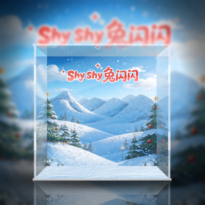 AYOR TOYS X ShyShy 免闪闪心愿派送系列搪胶毛绒玩偶 展示盒
