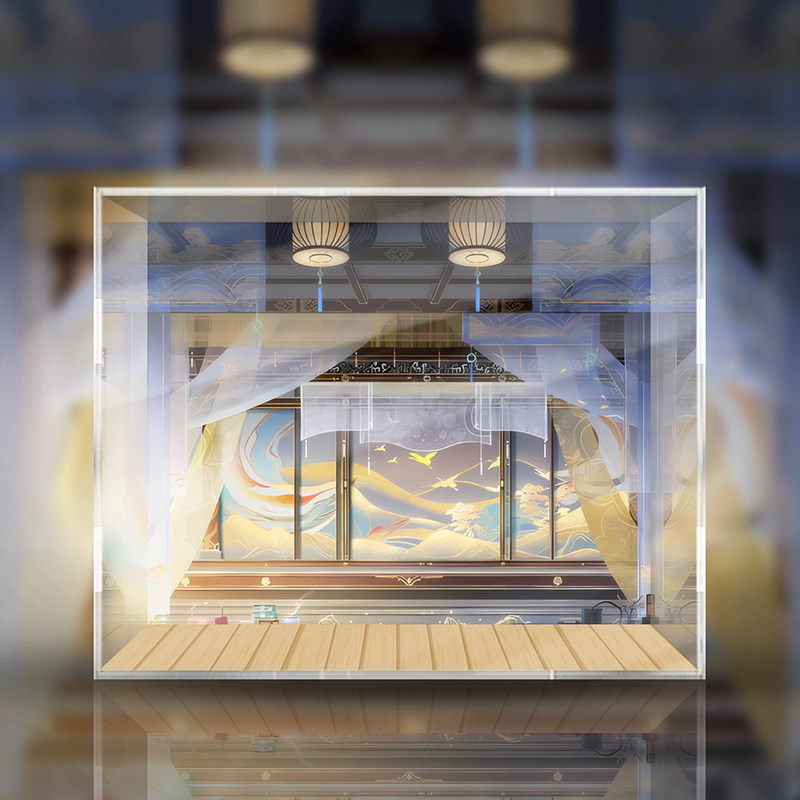 锦鲤拿趣 长月烬明 澹台烬 叶夕雾 Q版手办 潮玩亚克力展示盒