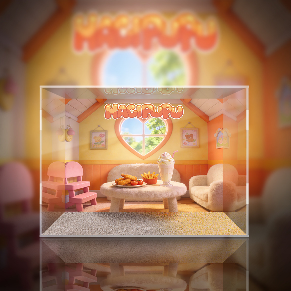 POPMART泡泡玛特 HACIPUPU 小馋包系列 展示盒