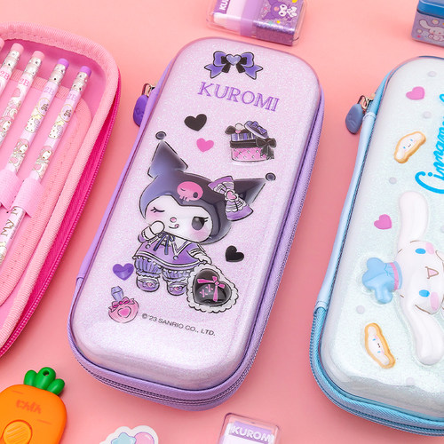 一正笔盒三丽鸥闪亮EVA立体