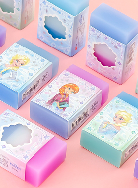 一正冰雪奇缘随心橡皮擦YZ320019卡通可爱儿童用不易留痕果冻橡皮