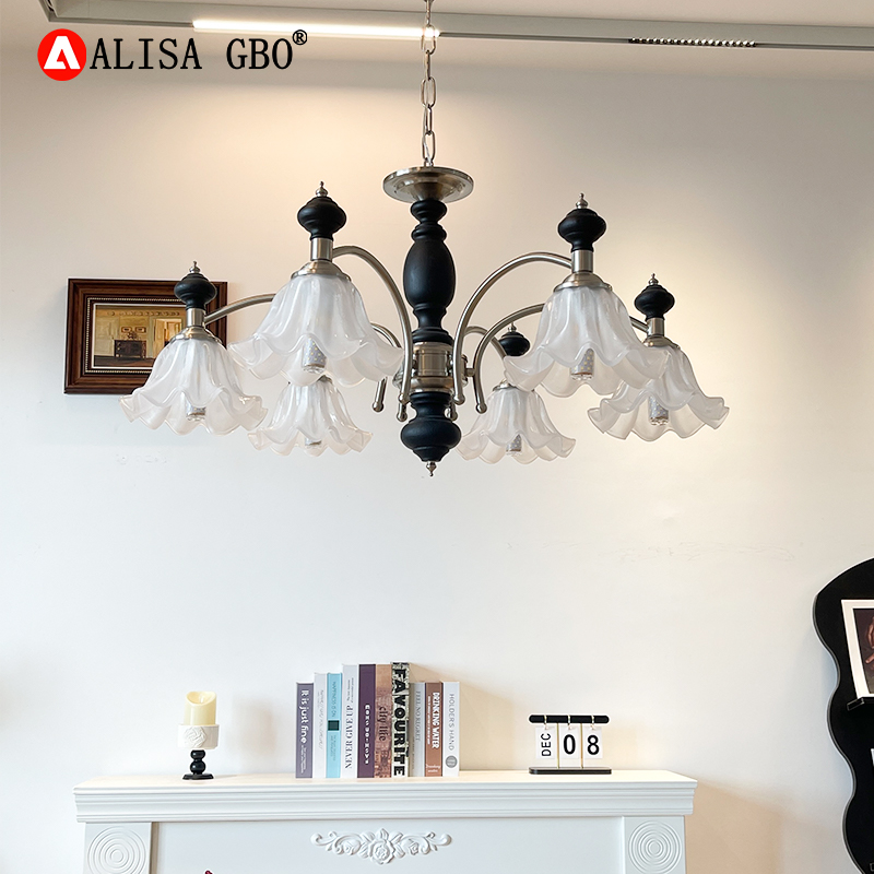 爱丽莎环球赫本法式铃兰客厅吊灯