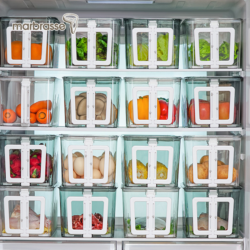 日本冰箱收纳盒整理盒保鲜盒食品级专用蔬菜鸡蛋冷冻神器储物盒子,收纳整理,食物收纳盒,淘宝优惠券,粉丝福利购,淘宝优惠卷