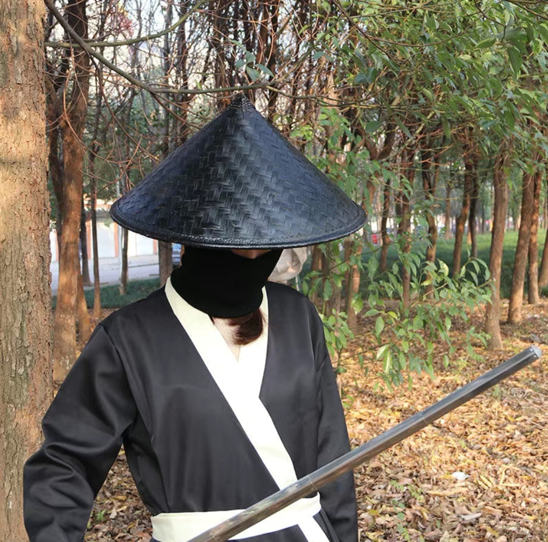 古装影视剧汉服斗笠帽古风男侠客拍照摄影道具舞蹈斗笠演出道具