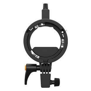 捷宝TR-05B闪光灯支架S型便携机顶V1/V860III/AD200/S卡盘保荣卡口底座 户外机顶灯柔光罩柔光箱转接附件