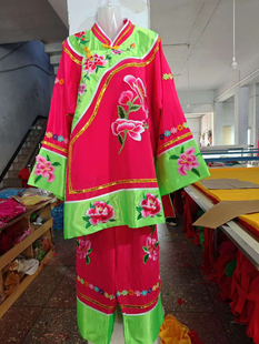 戏剧古装演出服老太太装媒婆套装中老年大秧歌服装新款戏服老婆婆