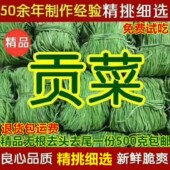 500g 精选无叶贡菜新鲜苔干苔菜农家土特产干货脱水蔬菜干响菜 包邮