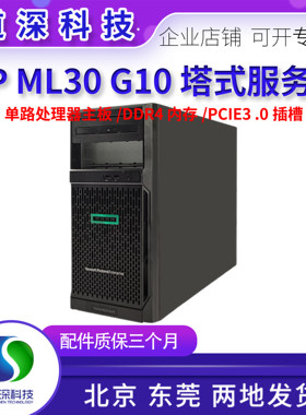 HP惠普静音塔式服务器ML30G10
