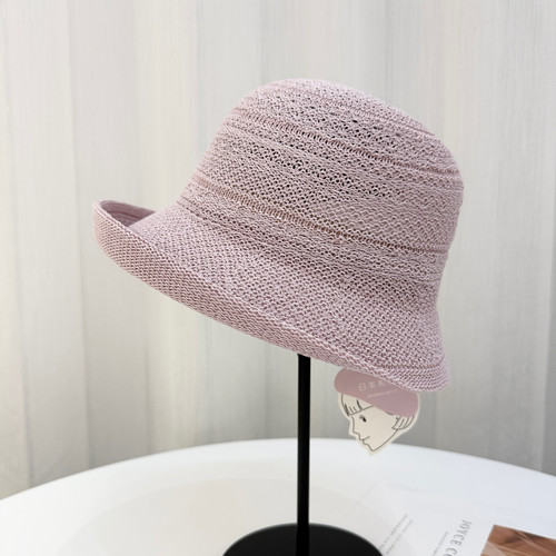 日本和纸卷边遮阳帽女2026新款夏季出游防晒帽轻薄透气百搭渔夫帽