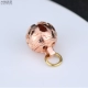 Золотой, розовое золото, 18mm