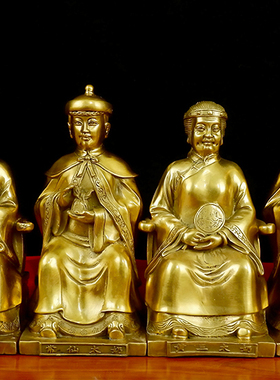 纯铜黄三太爷太奶胡三太爷太奶常仙太爷太奶铜像四大家族家居摆件