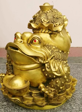 纯铜百财金蝉摆件工艺品
