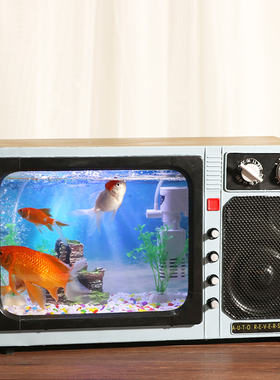 复古怀旧老式电视黑白电视机模型道具门店店铺装饰品可改鱼缸摆件