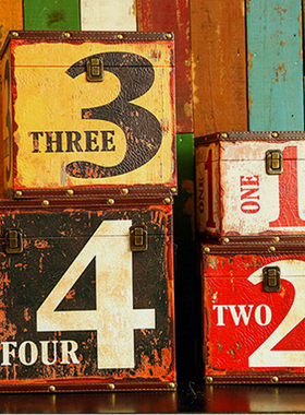 欧式风收纳咖啡厅酒吧道具装饰品