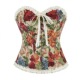 复古宫廷风花边收腹塑身衣抹胸蝴蝶结鱼骨胸衣抹胸绑带上衣 现货