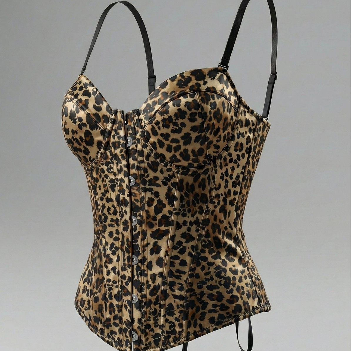 收腹防滑豹纹调整型短款背心吊带内搭可外穿弹力聚拢塑形鱼骨胸衣,女士内衣/男士内衣/家居服,塑身上衣,淘宝优惠券,粉丝福利购,淘宝优惠卷