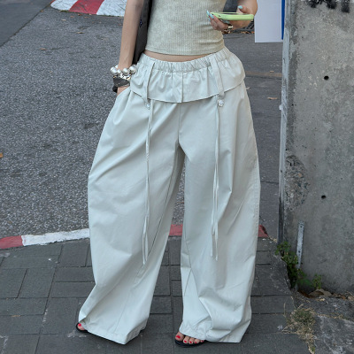 「 3.15 春夏新品 」MMFISH 街头感松紧腰屁帘假两件气球裤