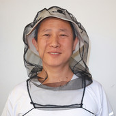 备钓鱼野营网布网眼春夏帽 防蚊帽防虫夜钓网帽钓鱼旅游花园装 包邮