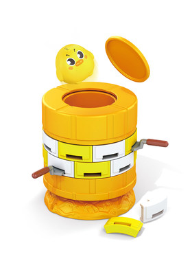 创意益智可爱动物拆墙城堡企鹅减压多人对战桌面游戏儿童玩具礼物