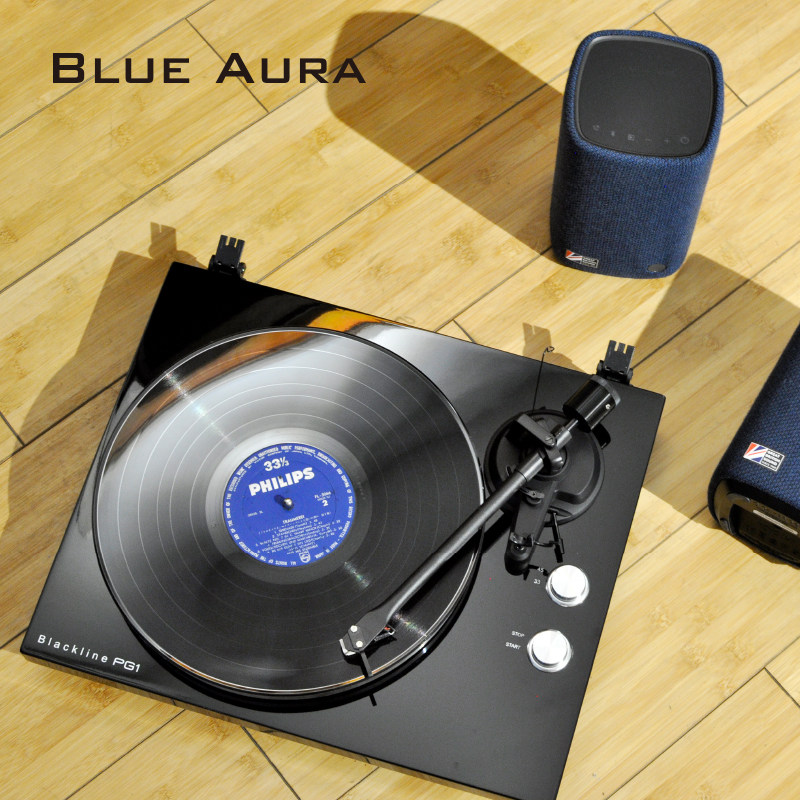 BlueAura 英国蓝色光辉 PG-1 蓝牙无线黑胶唱盘