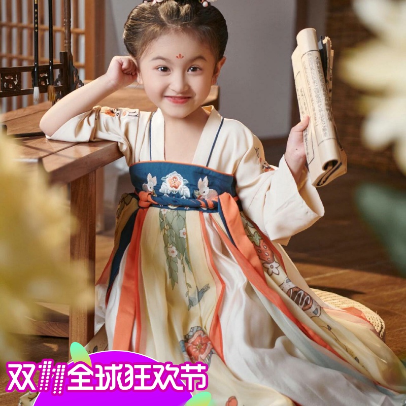 女童汉服2025新款儿童中国风古装
