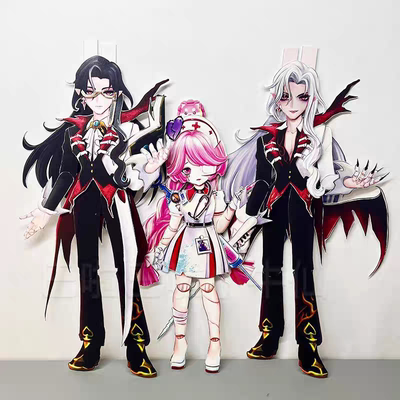 丧心护士海色全身可动纸片偶人血衣教师里文DIY手工小牛仙纸片人