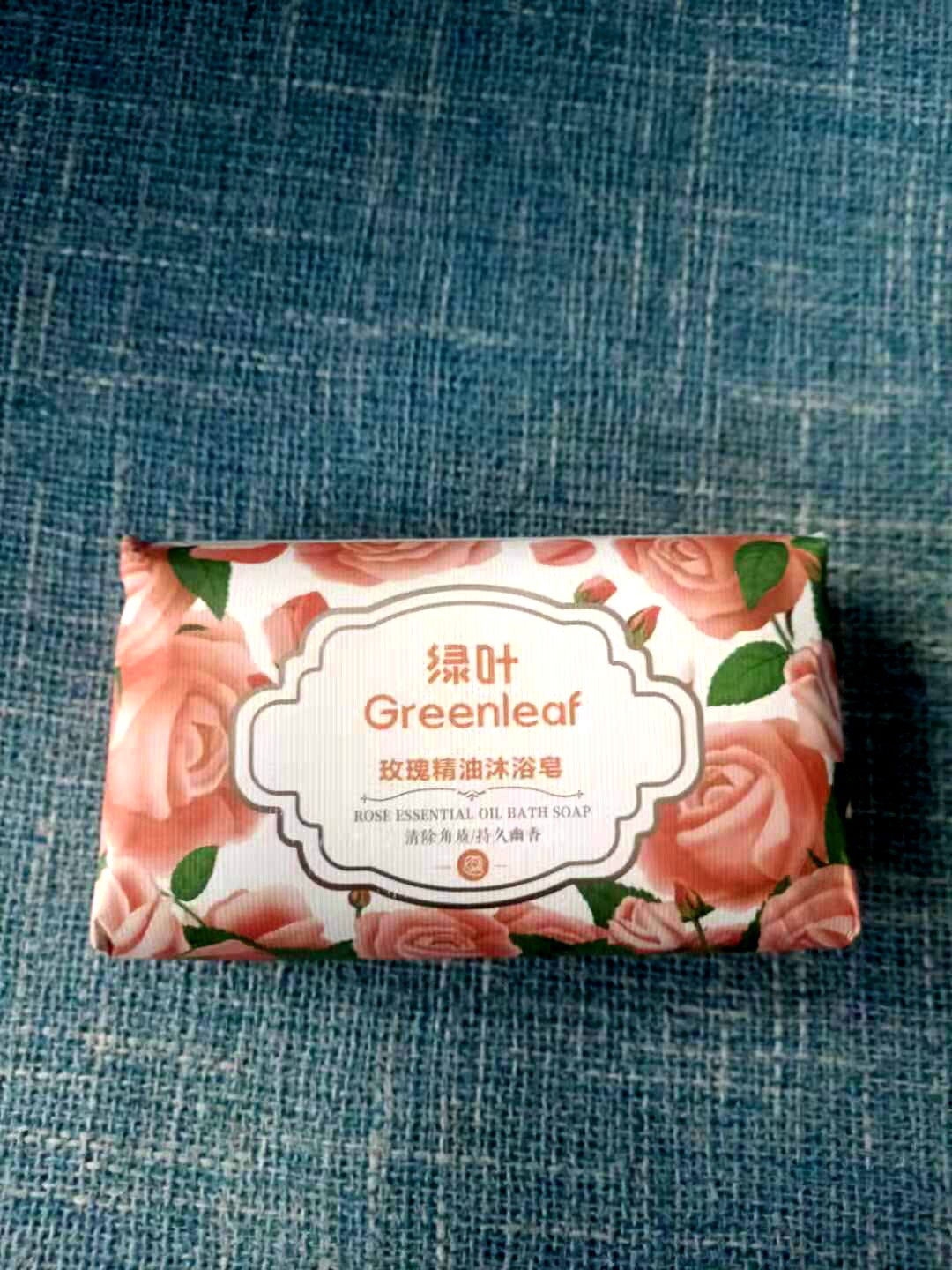 绿叶玫瑰清香滋润温和沐浴皂