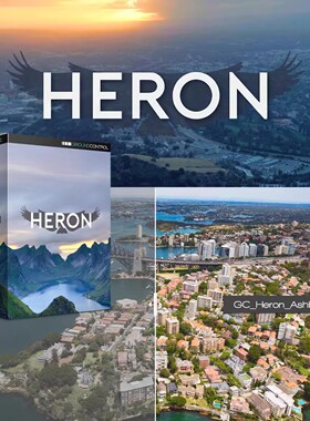 HERON大疆无人机mavicpro Inspire航拍D-Log视频调色luts预设滤镜