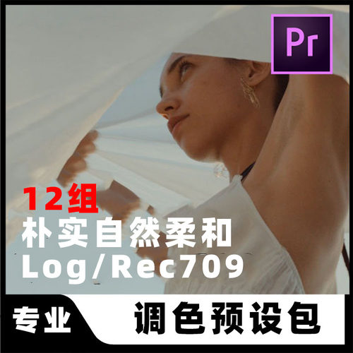 专业柔和朴实自然色调通用型LOG/REC709婚礼旅行滤镜调色LUTS预设