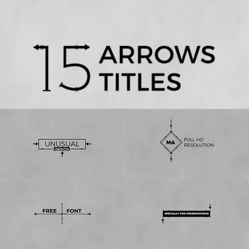 PR模板-创意箭头动态全屏标题文本框弹出动画b站up主视频制作常用