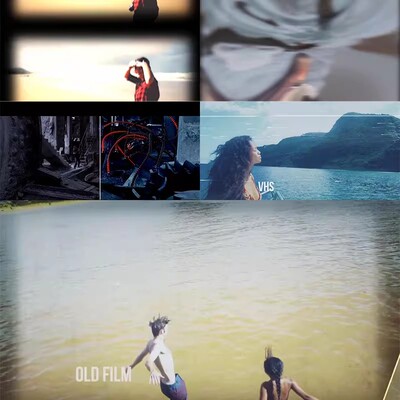 PR预设-现代视频过渡转场VHS复古画面效果调色预设视频叠加素材