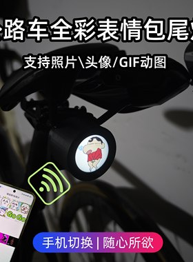 平时用的表情包直接丢进尾灯里咯