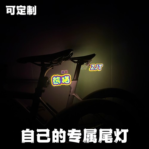 自己的专属公路车尾灯