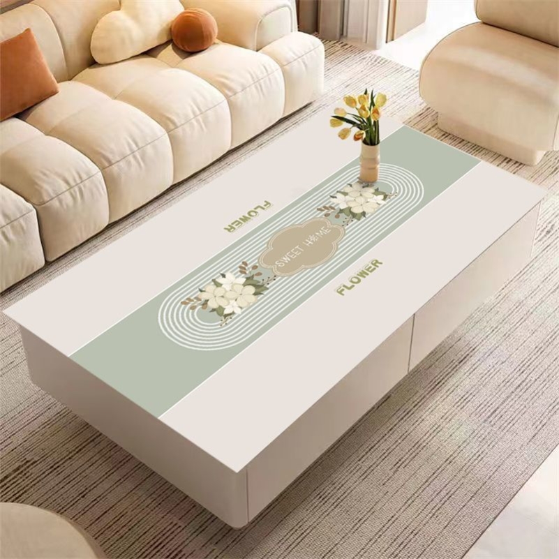 简约免洗可擦餐桌垫pvc茶几垫防水防油防烫桌垫隔热桌布桌面垫