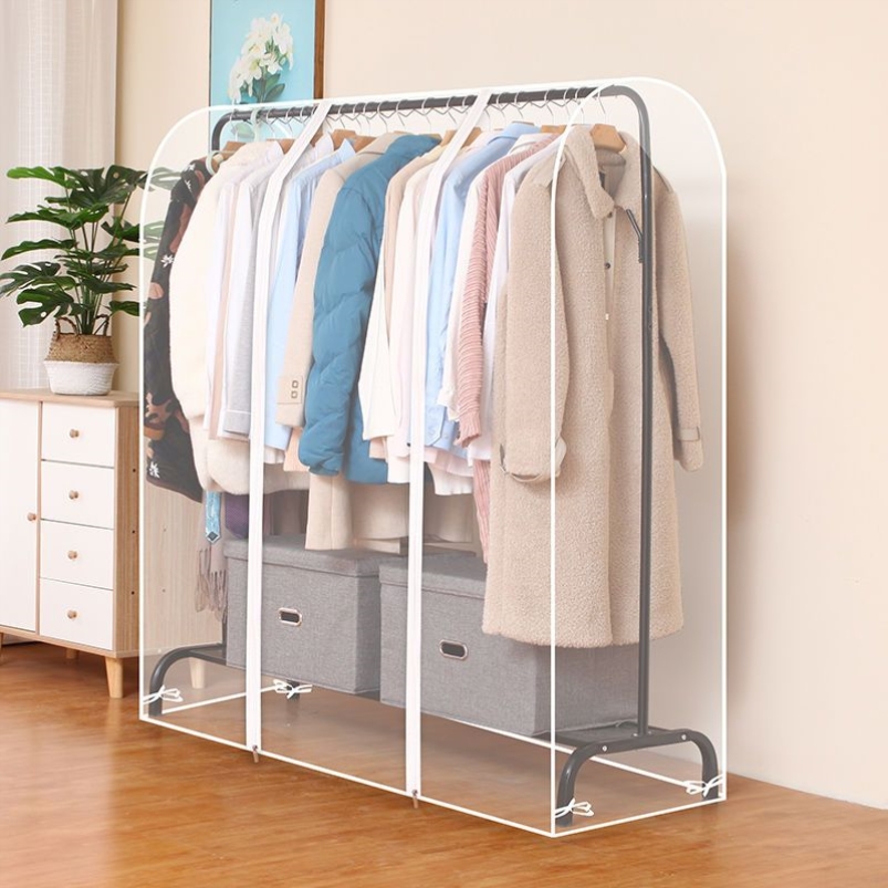 落地式衣架防尘罩塑料透明衣服罩衣帽架伴侣大衣西服收纳整理袋