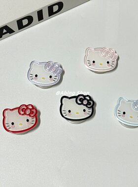 可爱卡通蝴蝶结Kitty猫气囊支架