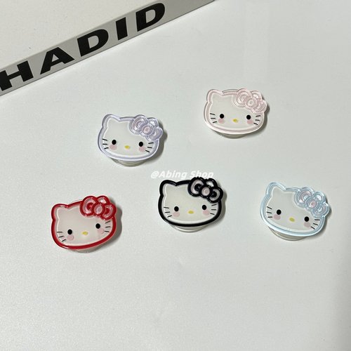可爱卡通蝴蝶结Kitty猫气囊支架